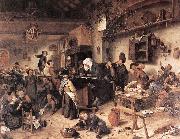 Jan Steen The Village School oil